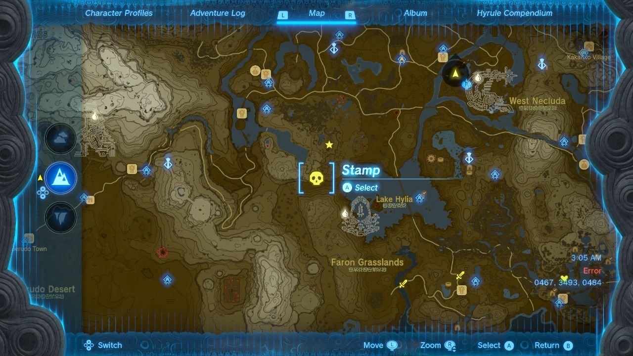 Great Plateau South Chasm Map Location