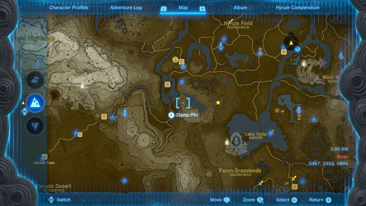 Great Plateau West Chasm Map Location