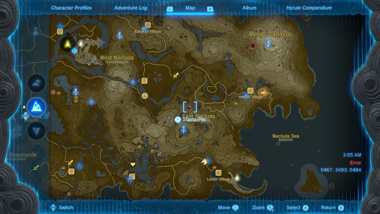 Meda Mountain Chasm Map Location