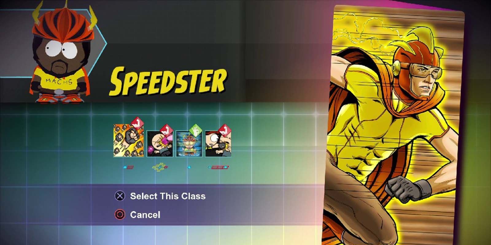 The Speedster class from South Park: The Fractured But Whole
