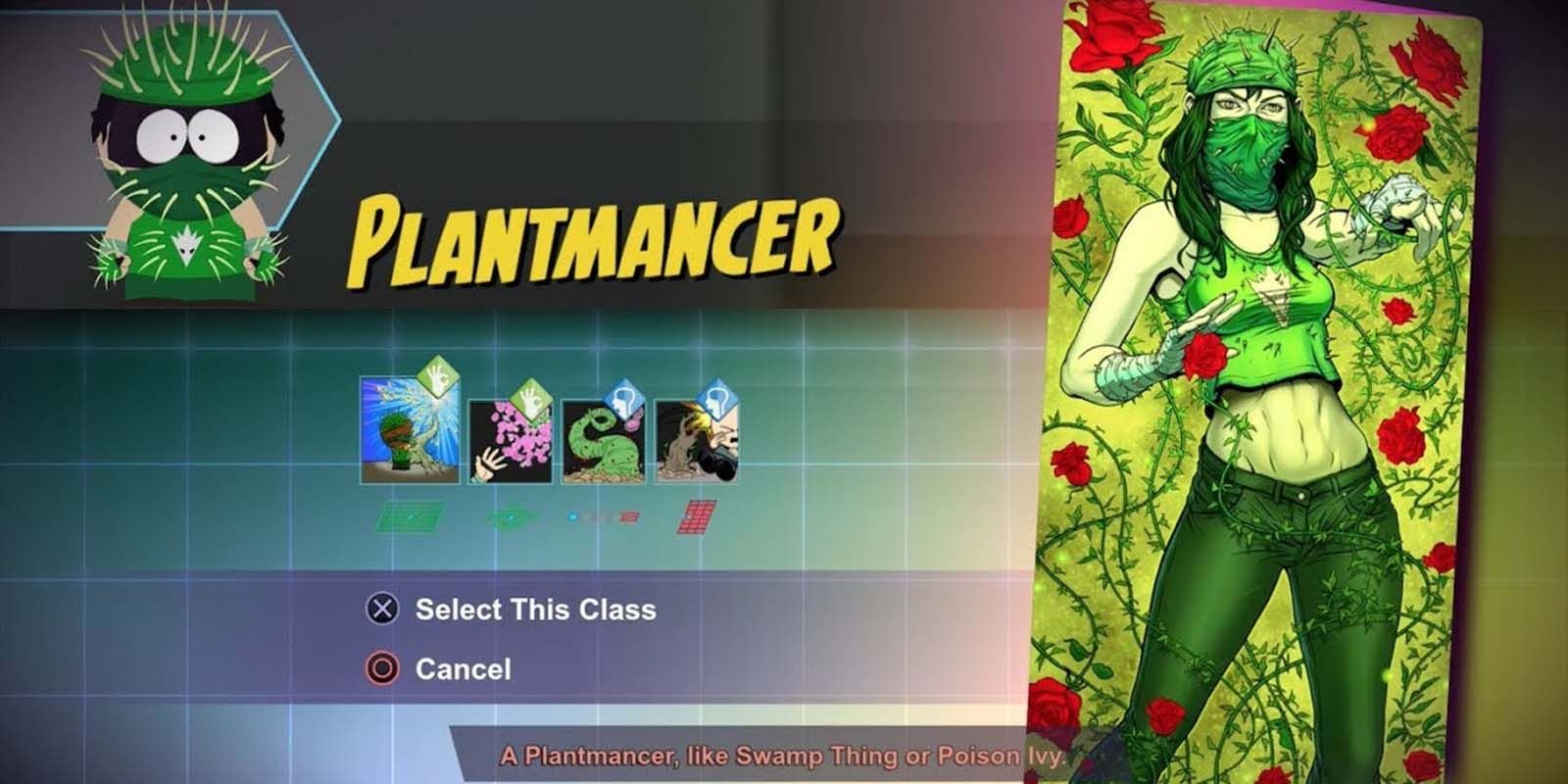 The Plantmancer class from South Park: The Fractured But Whole