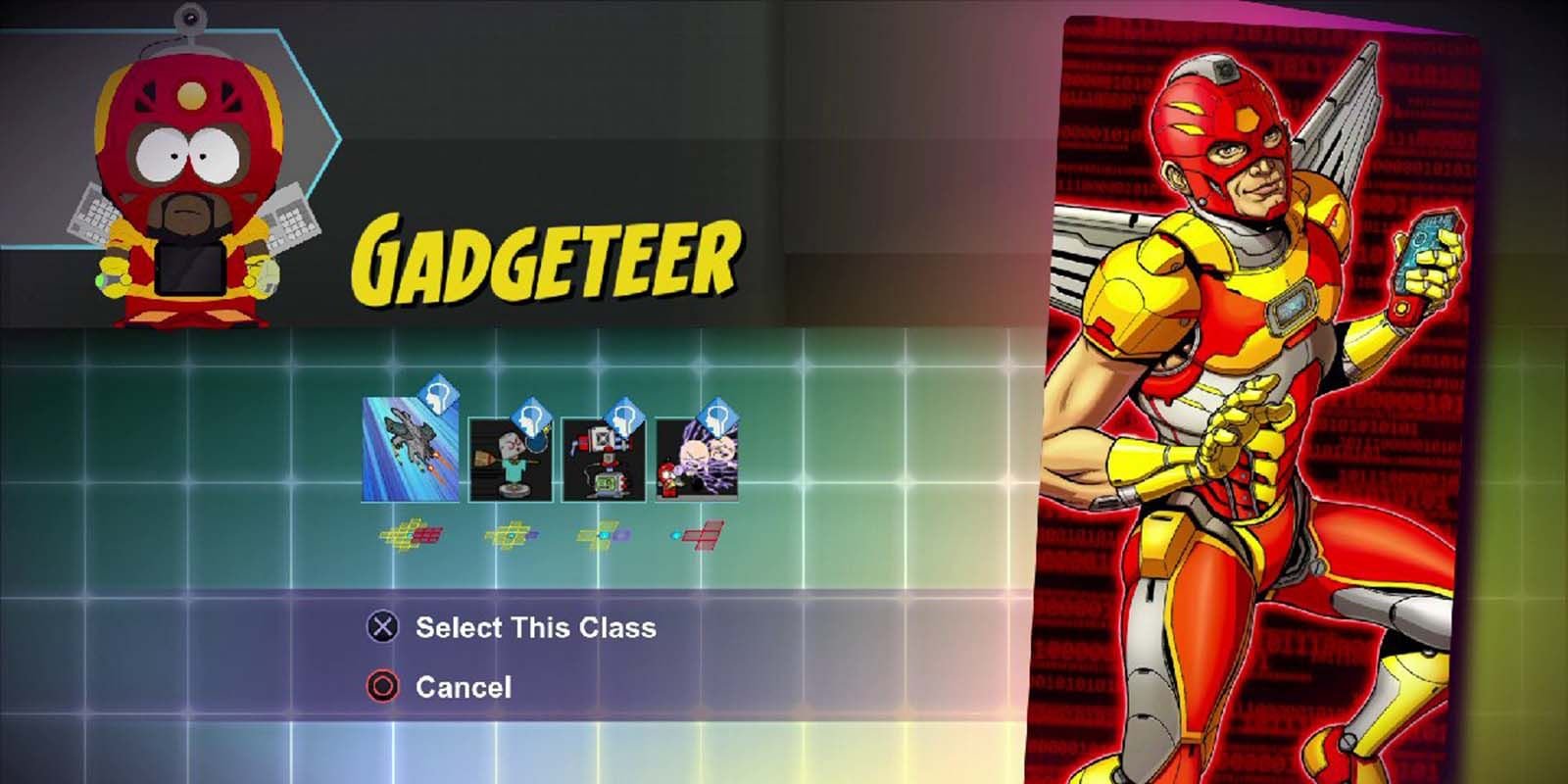 The Gadgeteer class from South Park: The Fractured But Whole