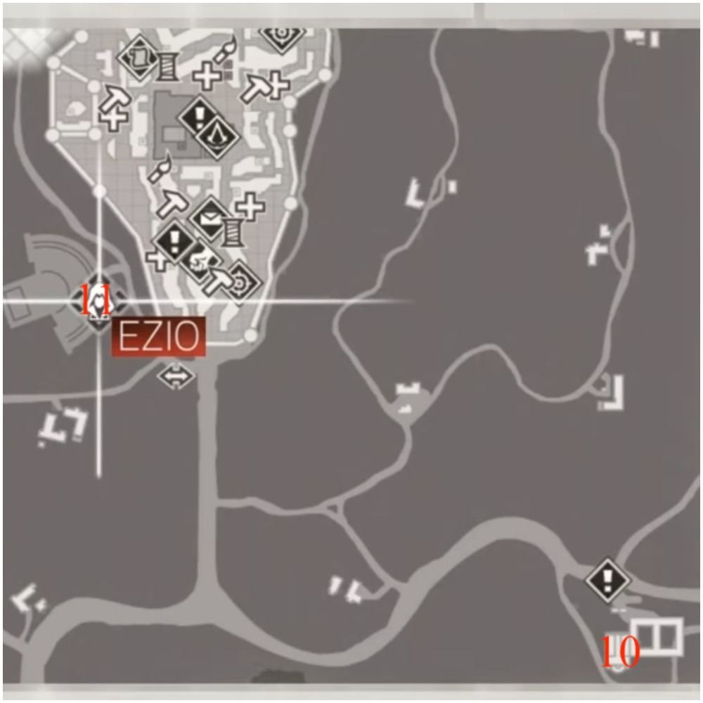 Assassin's Creed 2 Tuscany Countryside glyph locations