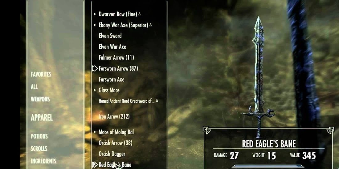 Red Eagle's Bane in Skyrim