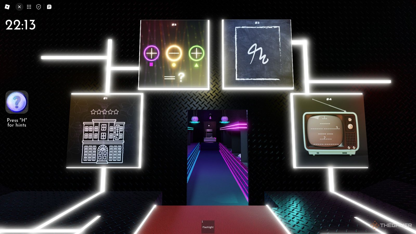 Player finds four puzzle posters in Roblox Terminal Escape Room