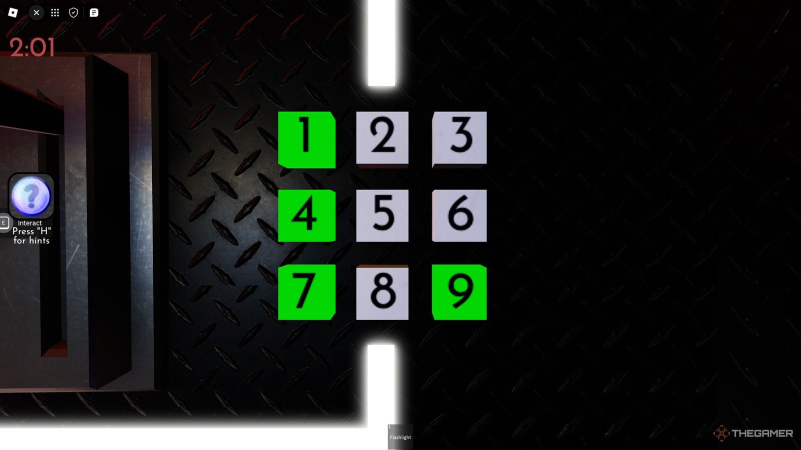 Player enters the final code to cockpit's numpad in Roblox Terminal Escape Room