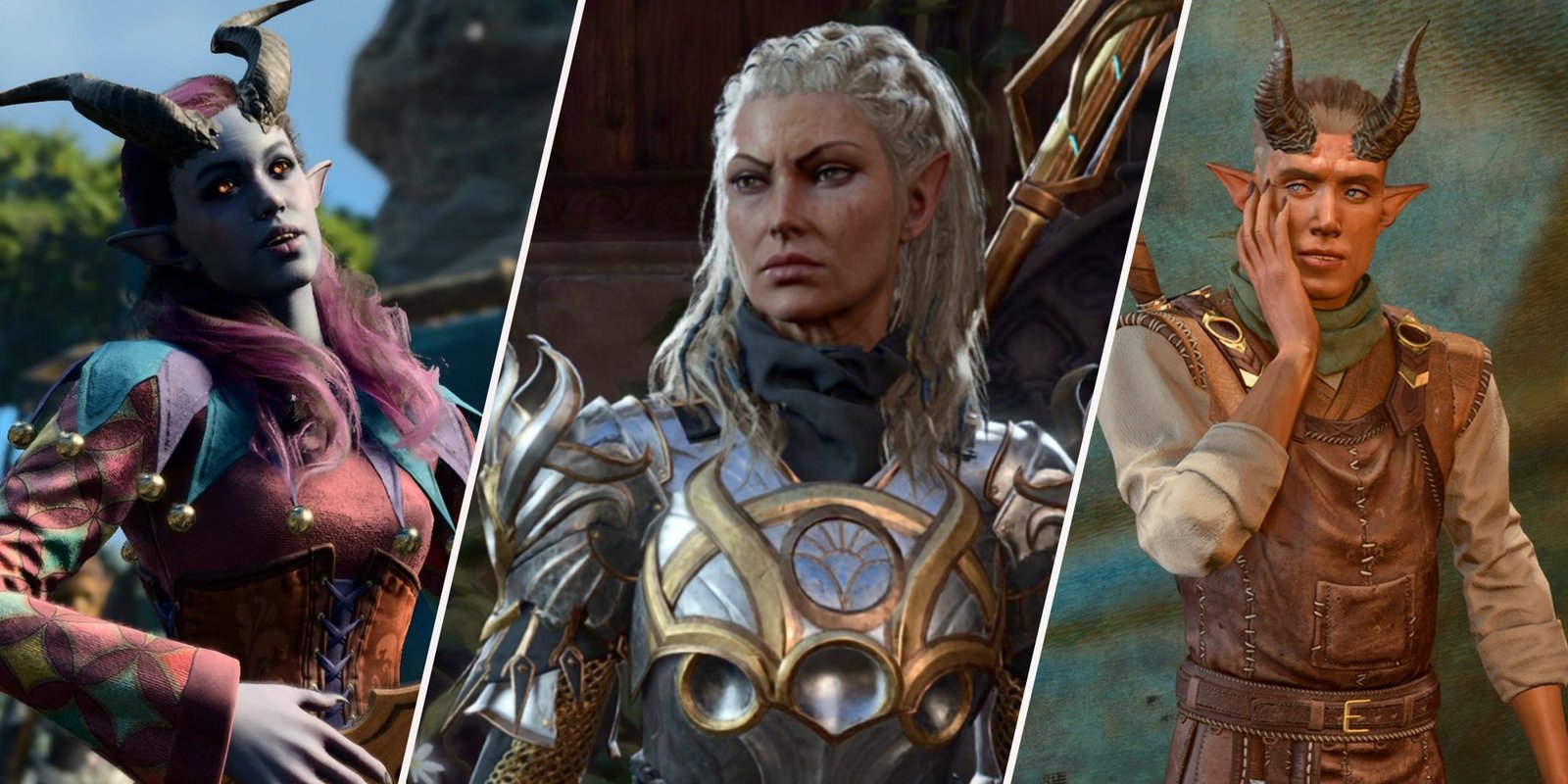 Alfira, Jaheira, and Dammon from Baldur's Gate Three.