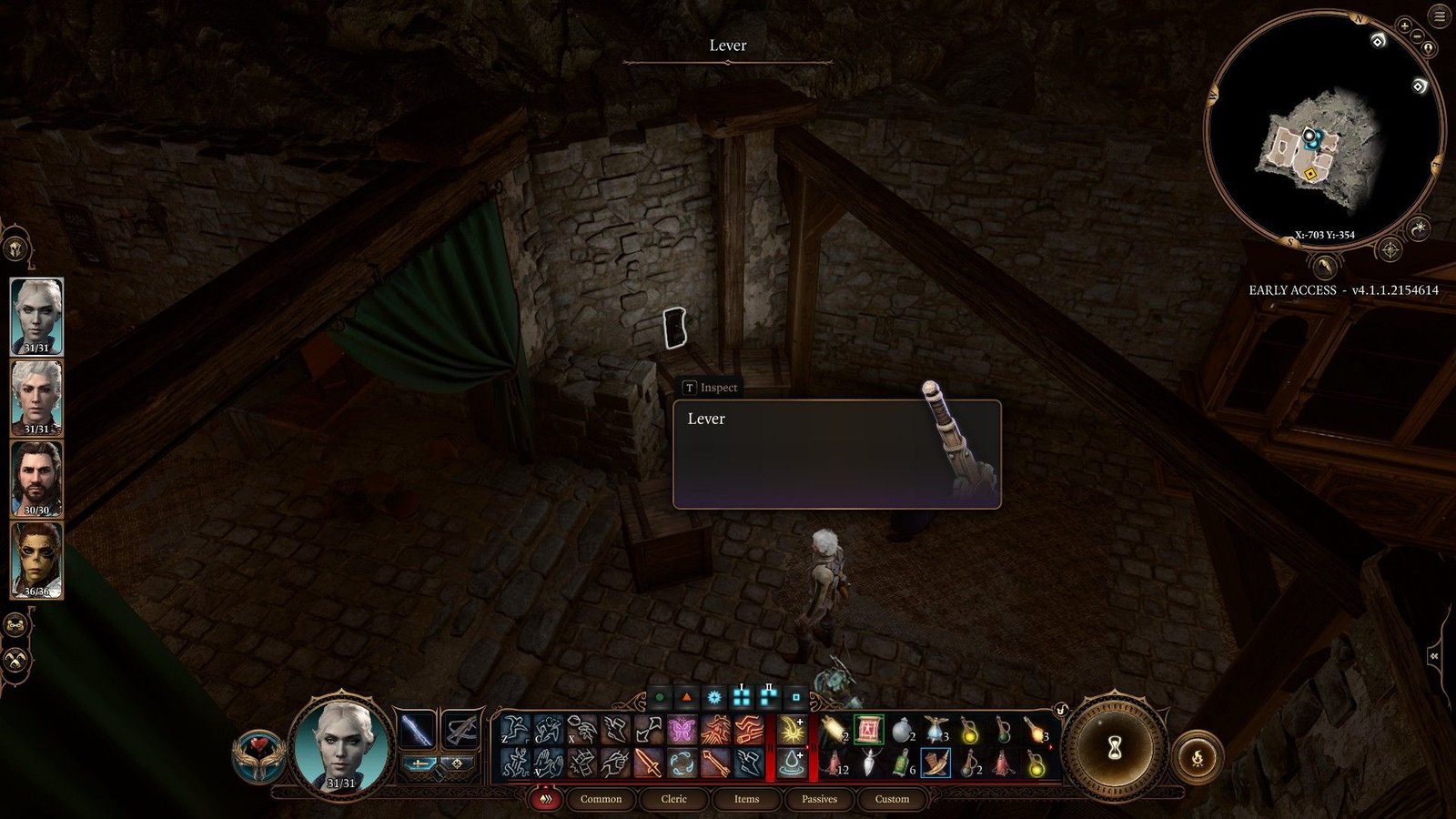 Lever Found Behind 3 Crates In Apothecary Basement To Open Hidden Passage