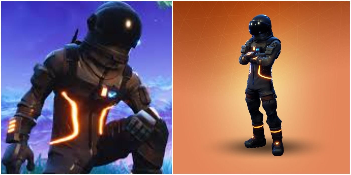 Dark voyager skin in-game and promo image