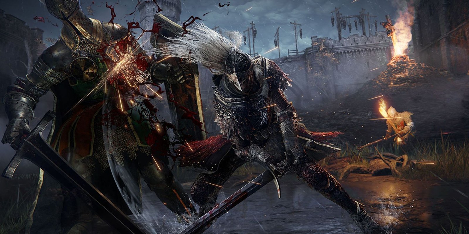 The Tarnished finishes a deadly sword slash in Elden Ring.