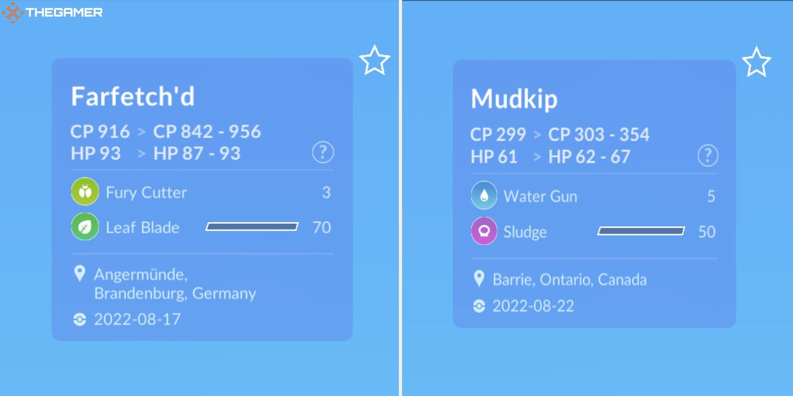 Pokemon Go - traded Pokemon possible stats