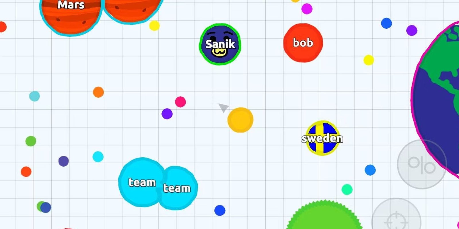 Agar Io Showing Planets