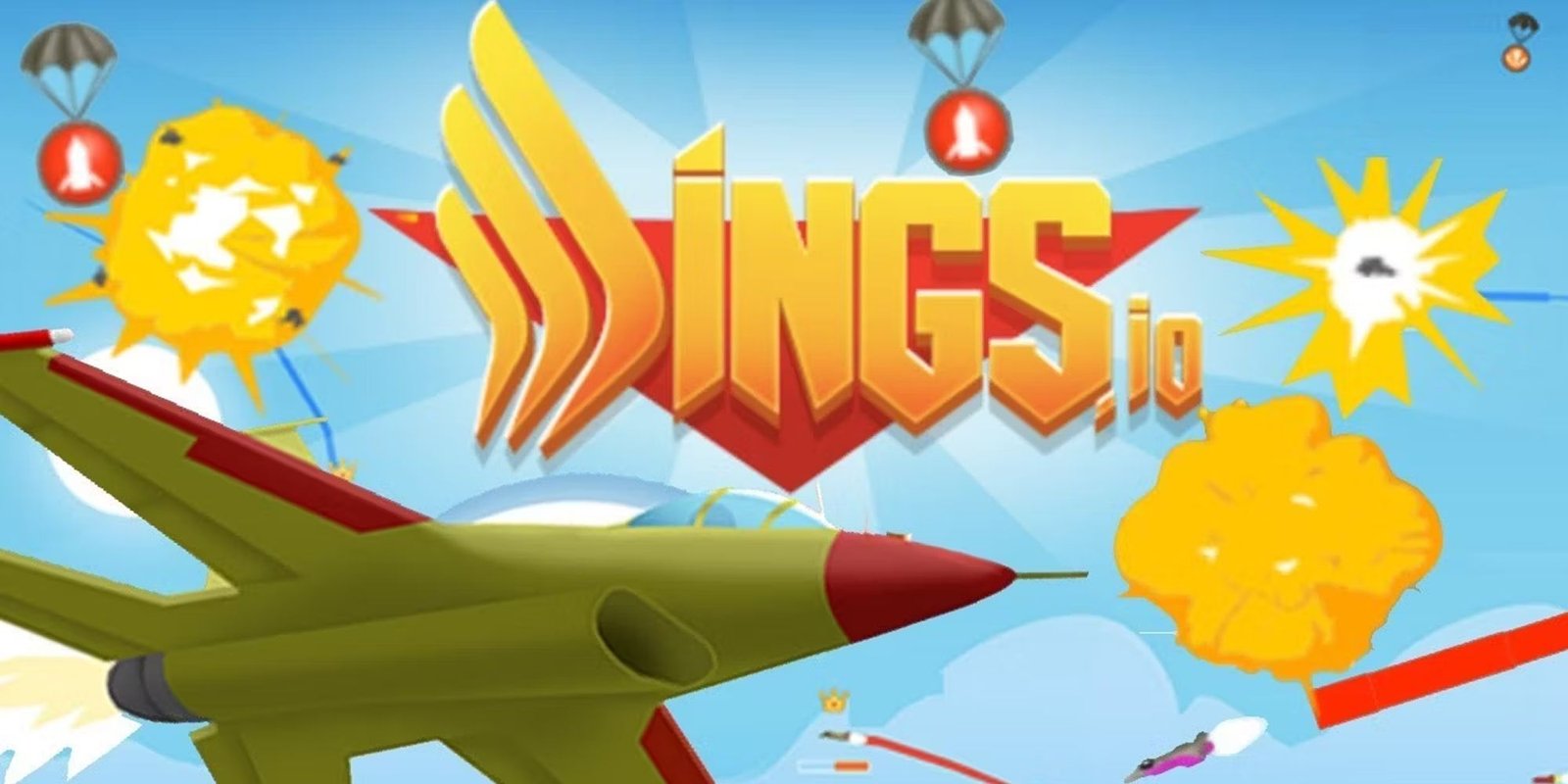 Wings Io Title Art Showing Planes Firing