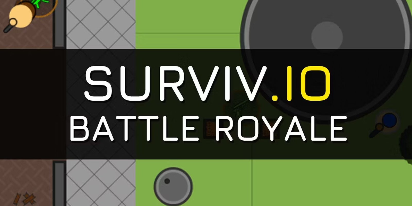 Surviv Io Title Art Showing A Map
