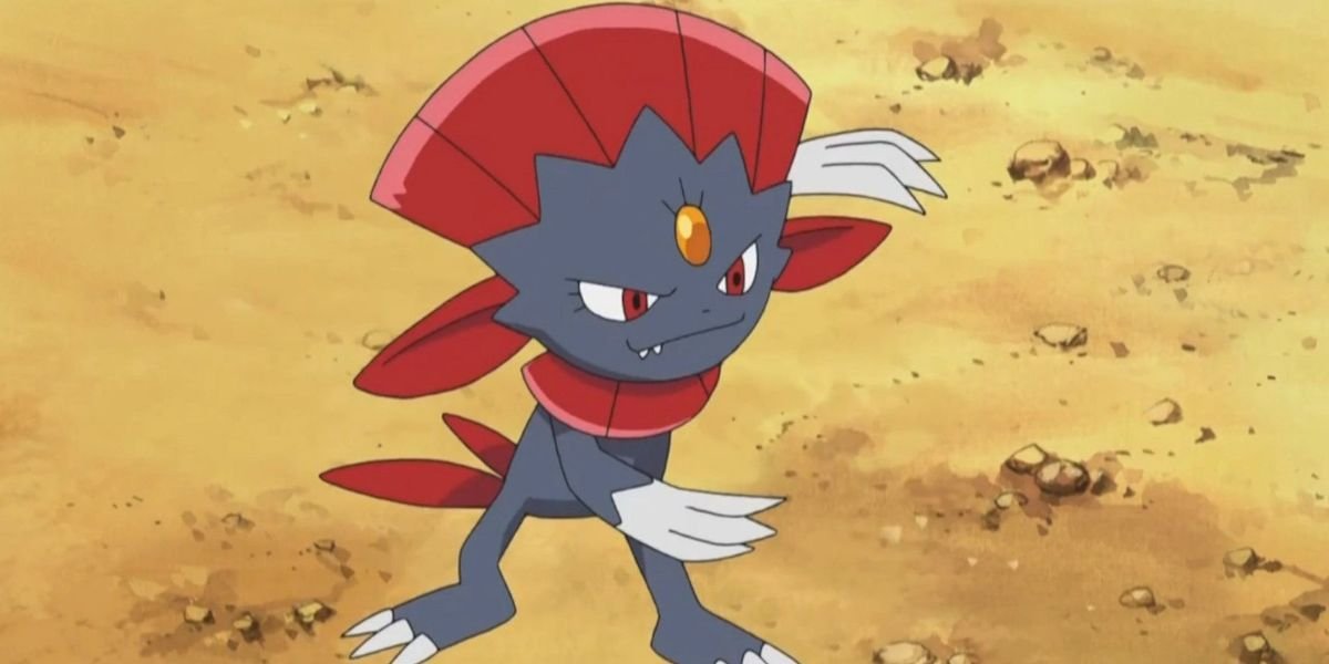 Weavile swiping claws