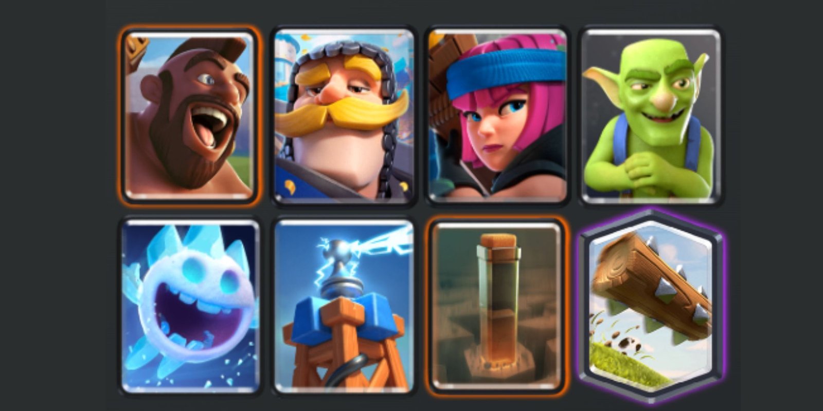 The latest Hog cycle deck in Clash Royale