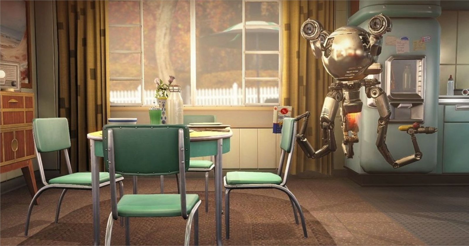 codsworth tending to player house in Fallout 4