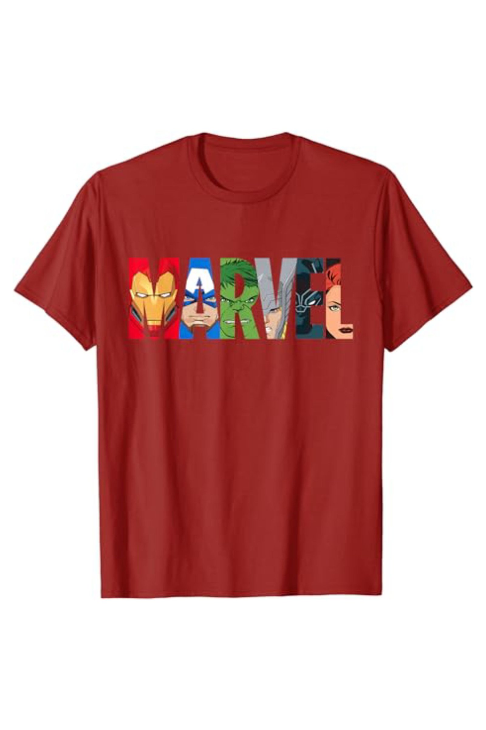 Product Image Of Marvel Logo Avengers Super Heroes T-Shirt