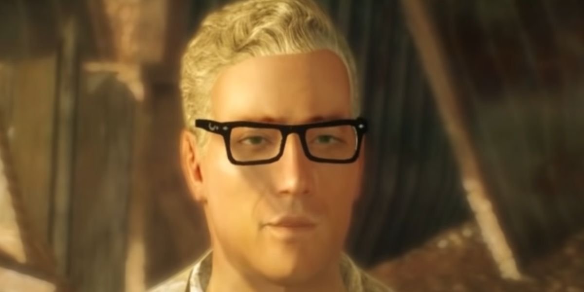 Arcade Gannon Talking With The Courier, Fallout New Vegas