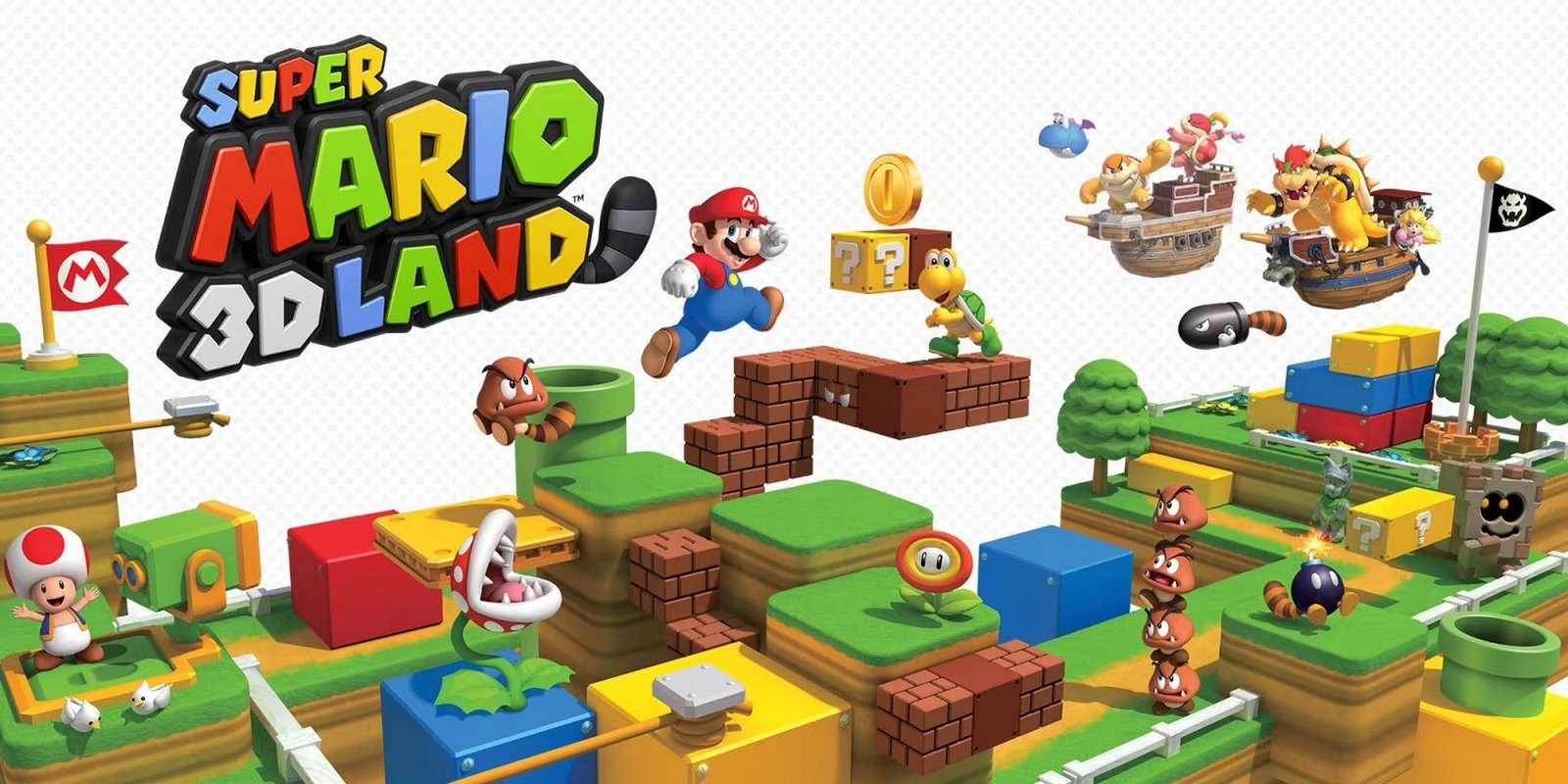 super mario 3d land official art all mario games in order