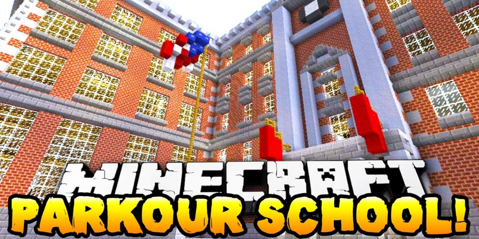 The exterior of the Minecraft Parkour School