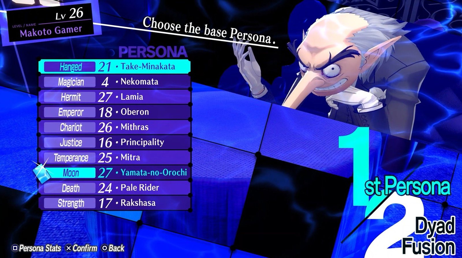 using dyad fusion in persona 3 reload p3r fusion list