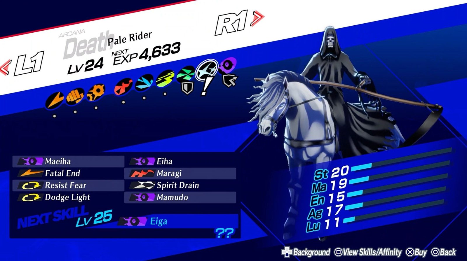 death persona pale rider persona 3 reload fusions list p3r