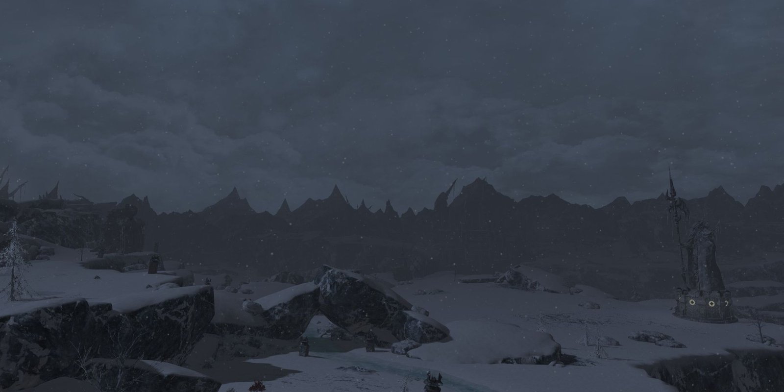 coerthas western highlands during light snow