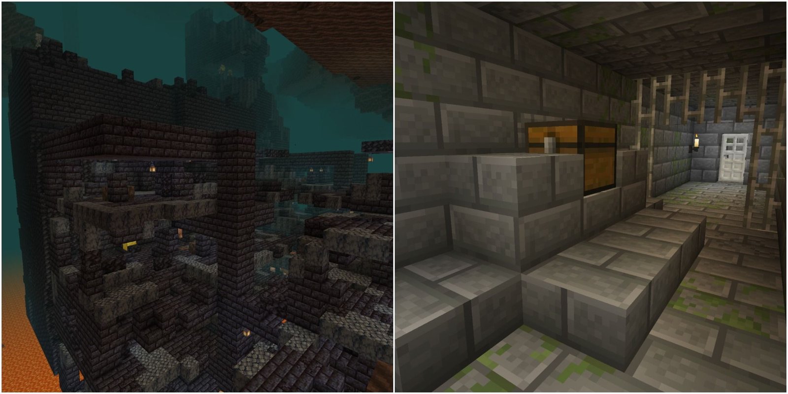 Minecraft Bastion Remnant Stronghold Altar Chest