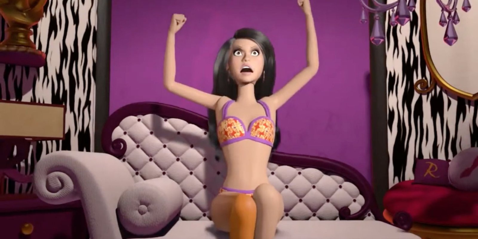 Raquelle In An Interview in Perf Pool Party from Barbie: Life In The Dreamhouse