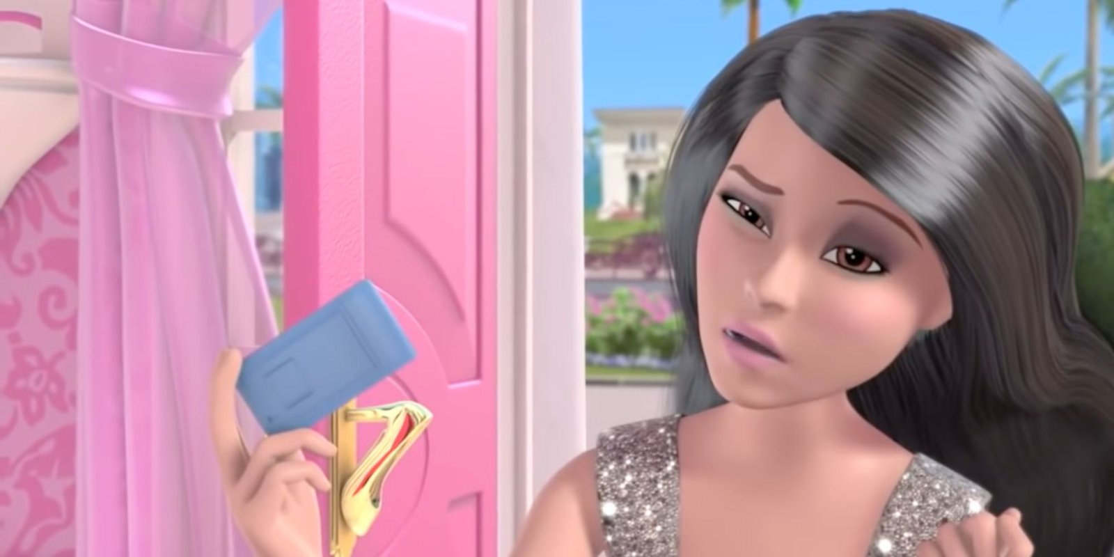 Raquelle With A Phone In Let's Make A Doll from Barbie: Life In The Dreamhouse
