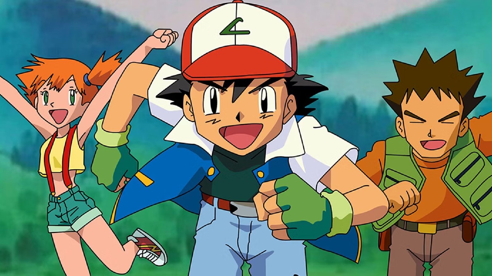 pokemon original series misty, ash, and brock