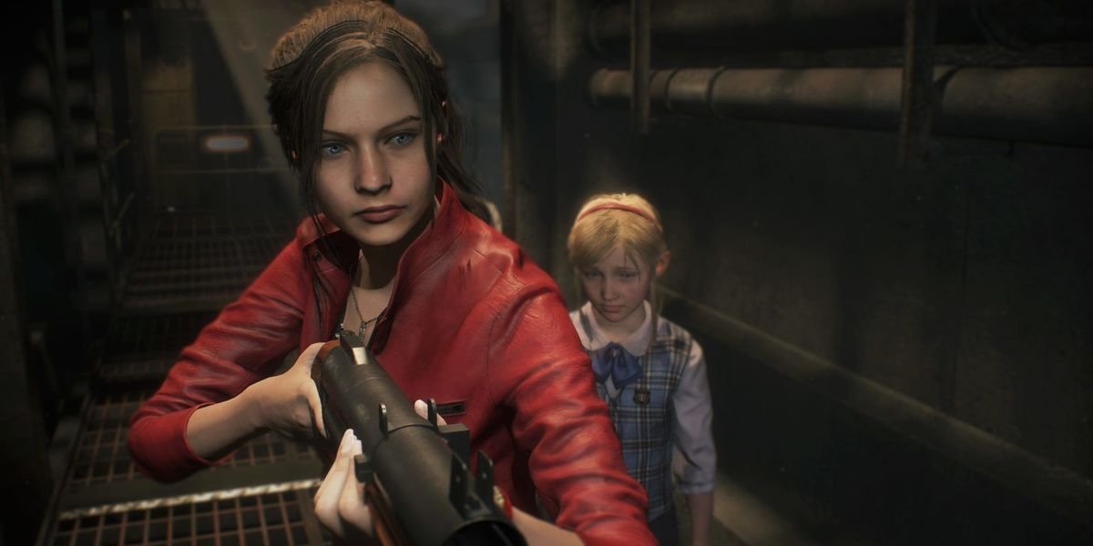 Capcom Resident Evil 2 Remake Claire Redfield Defends Sherry.