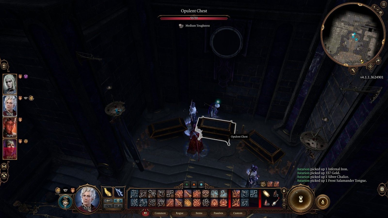 Astarion Loots Chests In Gauntler Of Shar Chest