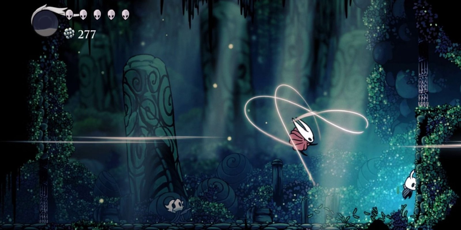 Hollow Knight Boss Hornet battle