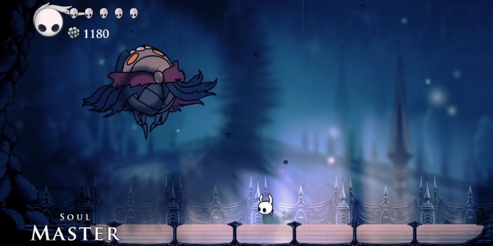 player fighting the soul master