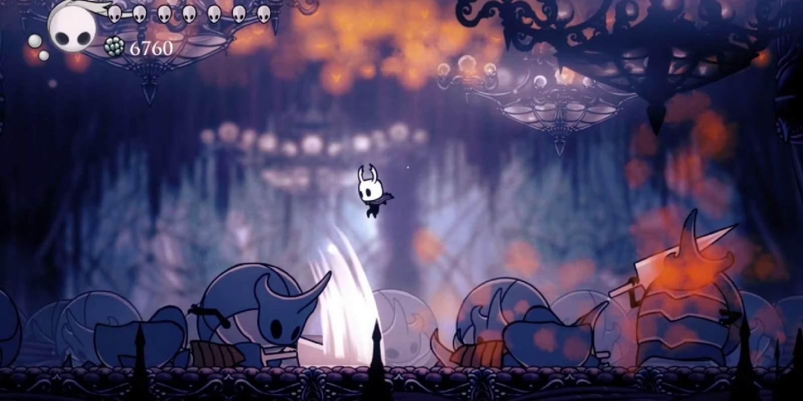 The Knight Fighting Against The Watcher Knights