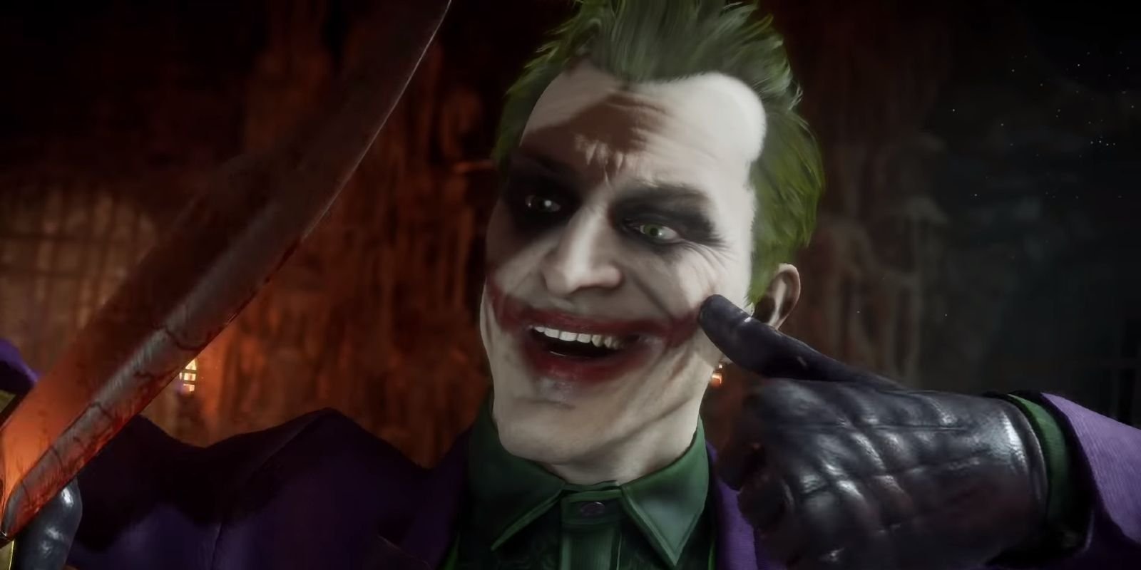 Joker Fixing His Makeup - Mortal Kombat 11