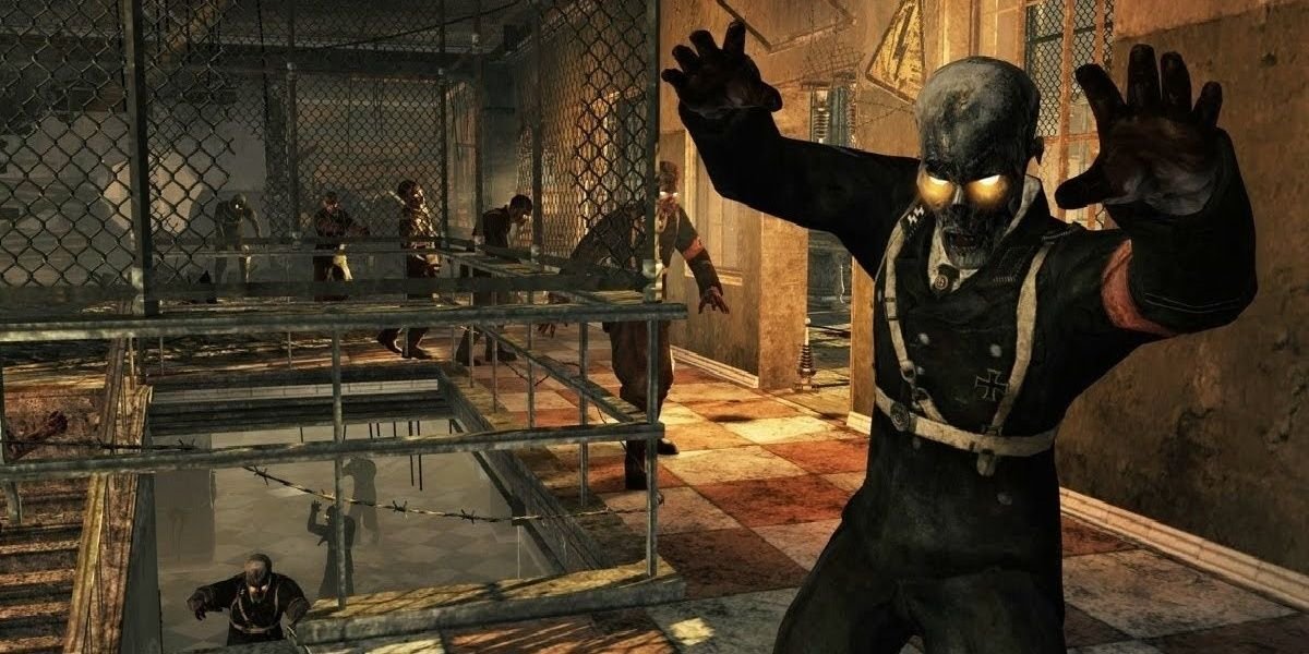 verruckt zombies coming up stairs