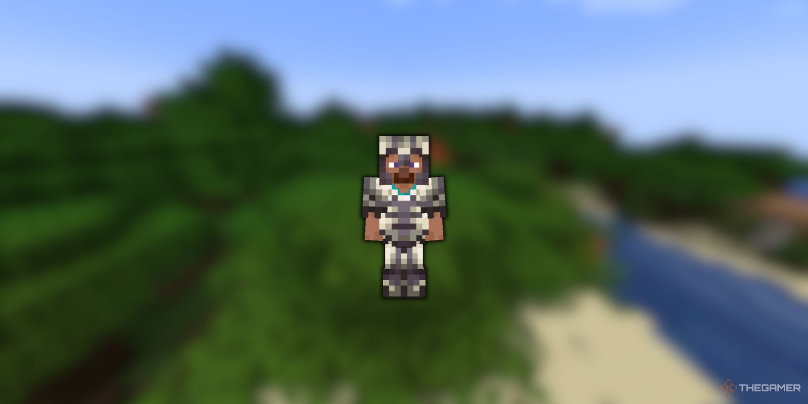 Minecraft_ Netherite With Quartz Trim