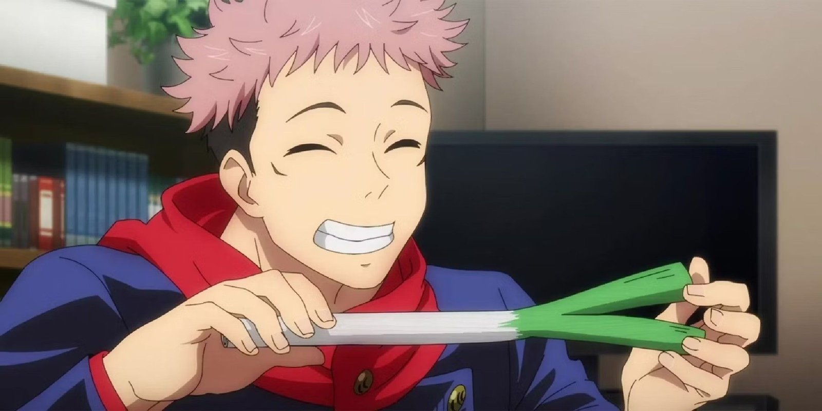 jujutsu kaisen image showing Yuji Itadori
