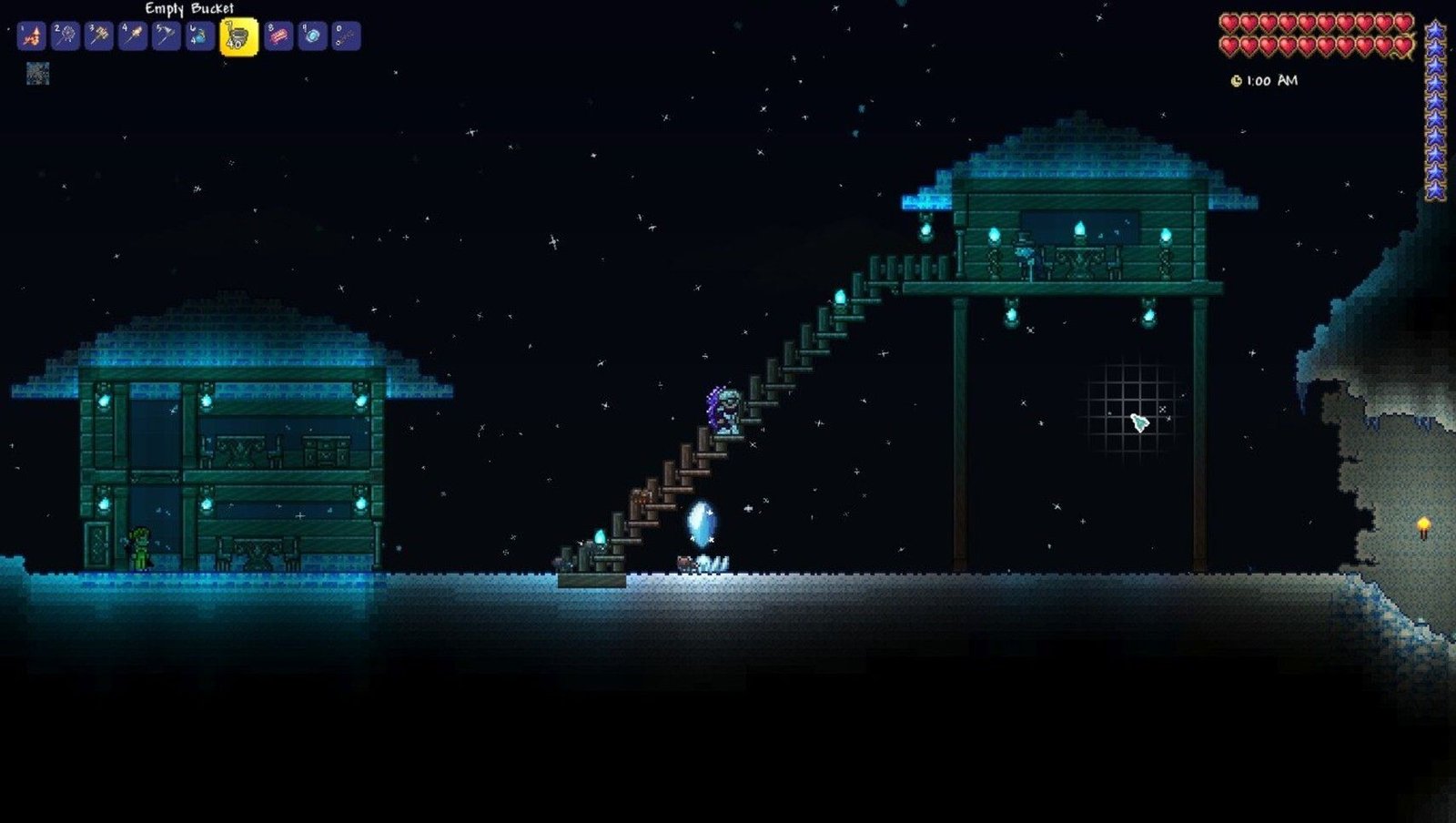 pylon in terraria snow biome