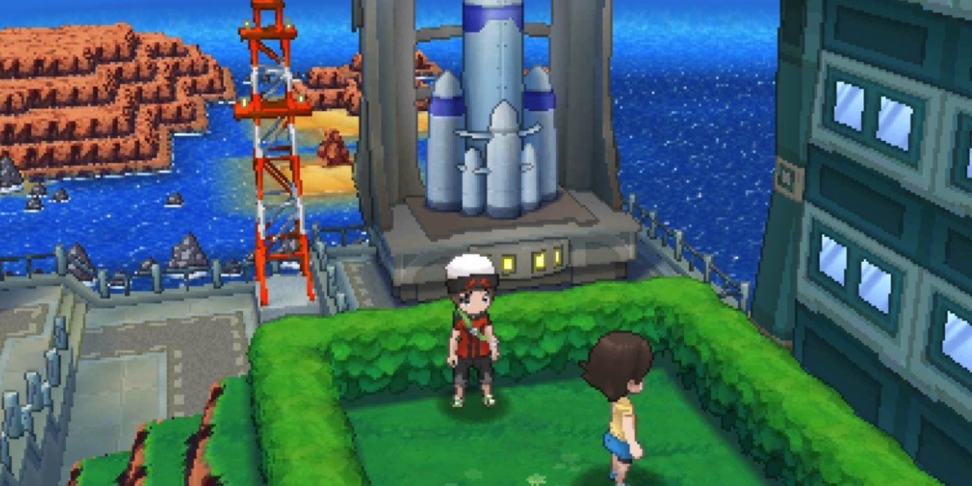 Mossdeep City as it appears in Pokemon Omega Ruby & Alpha Sapphire