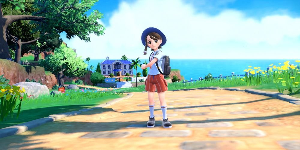 Pokemon Scarlet And Violet Trainer Waits For Adventure