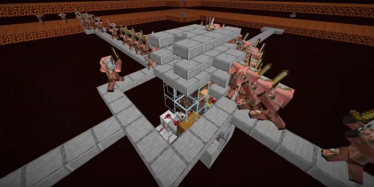 Minecraft Piglin Bartering Farm By Rays Works