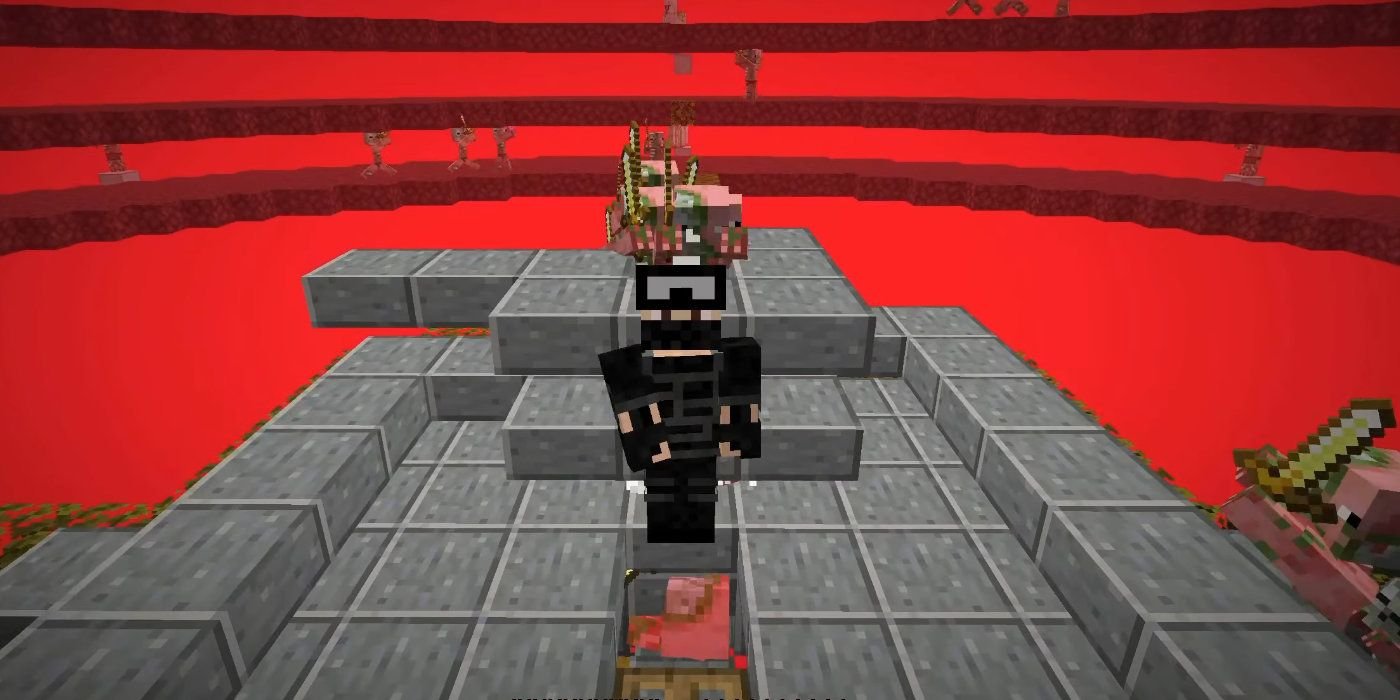 Minecraft Gold Farm In The Nether By RandomGgames