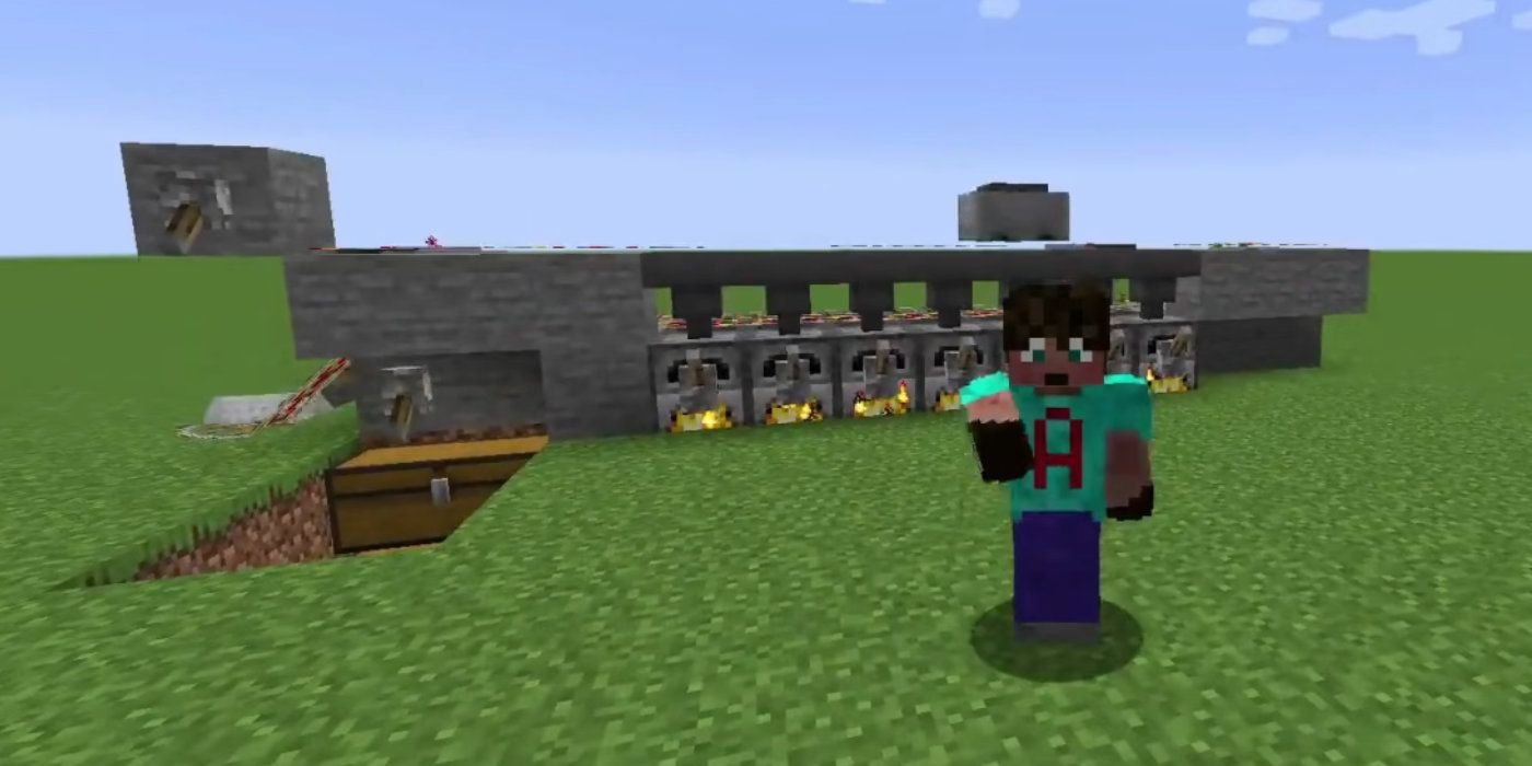 Minecraft Avomance Bamboo And Cactus Smelting Experience Farm