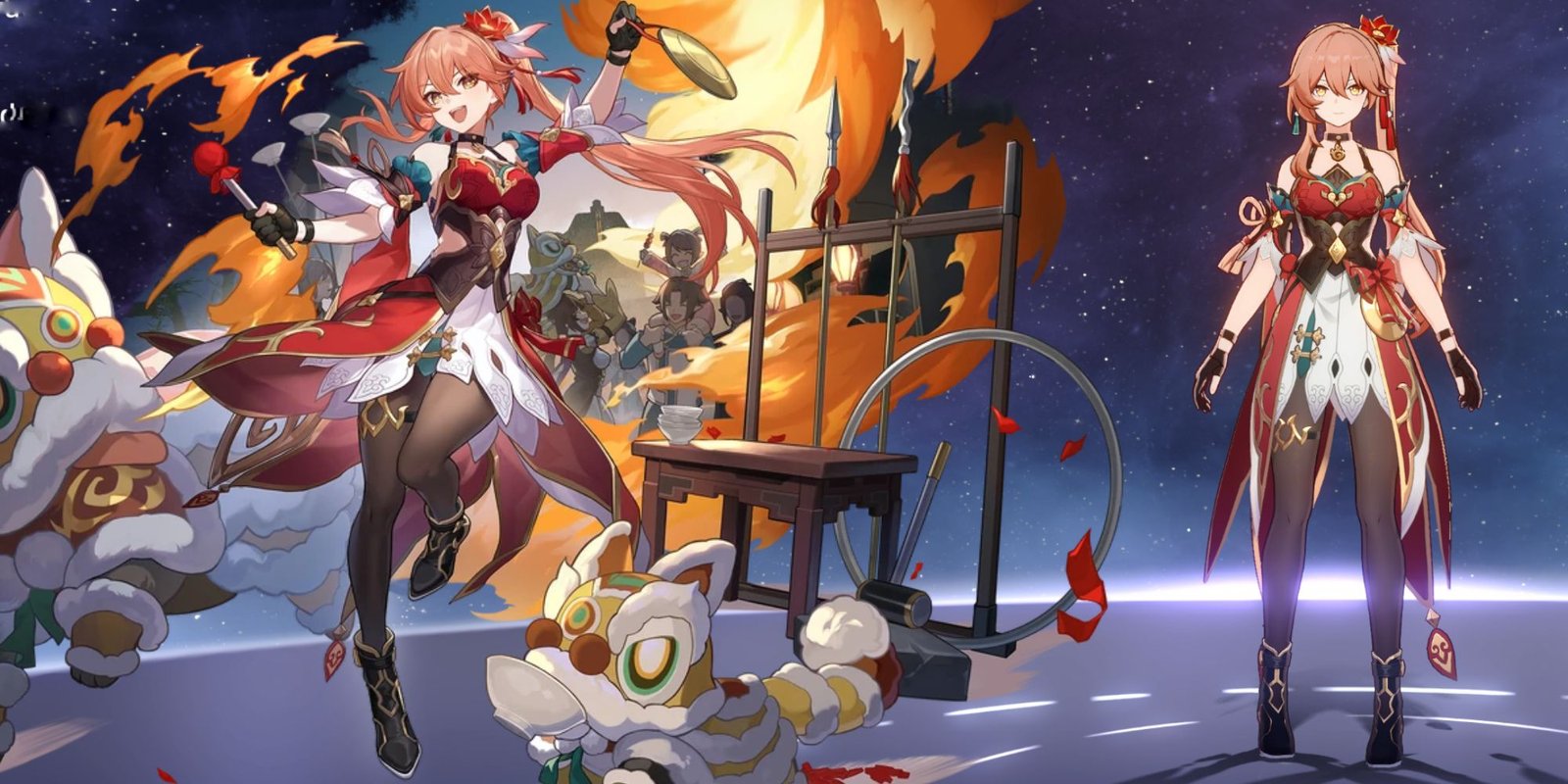 Guinaifen and Numby splash art over the character in the Honkai Star Rail game menu.