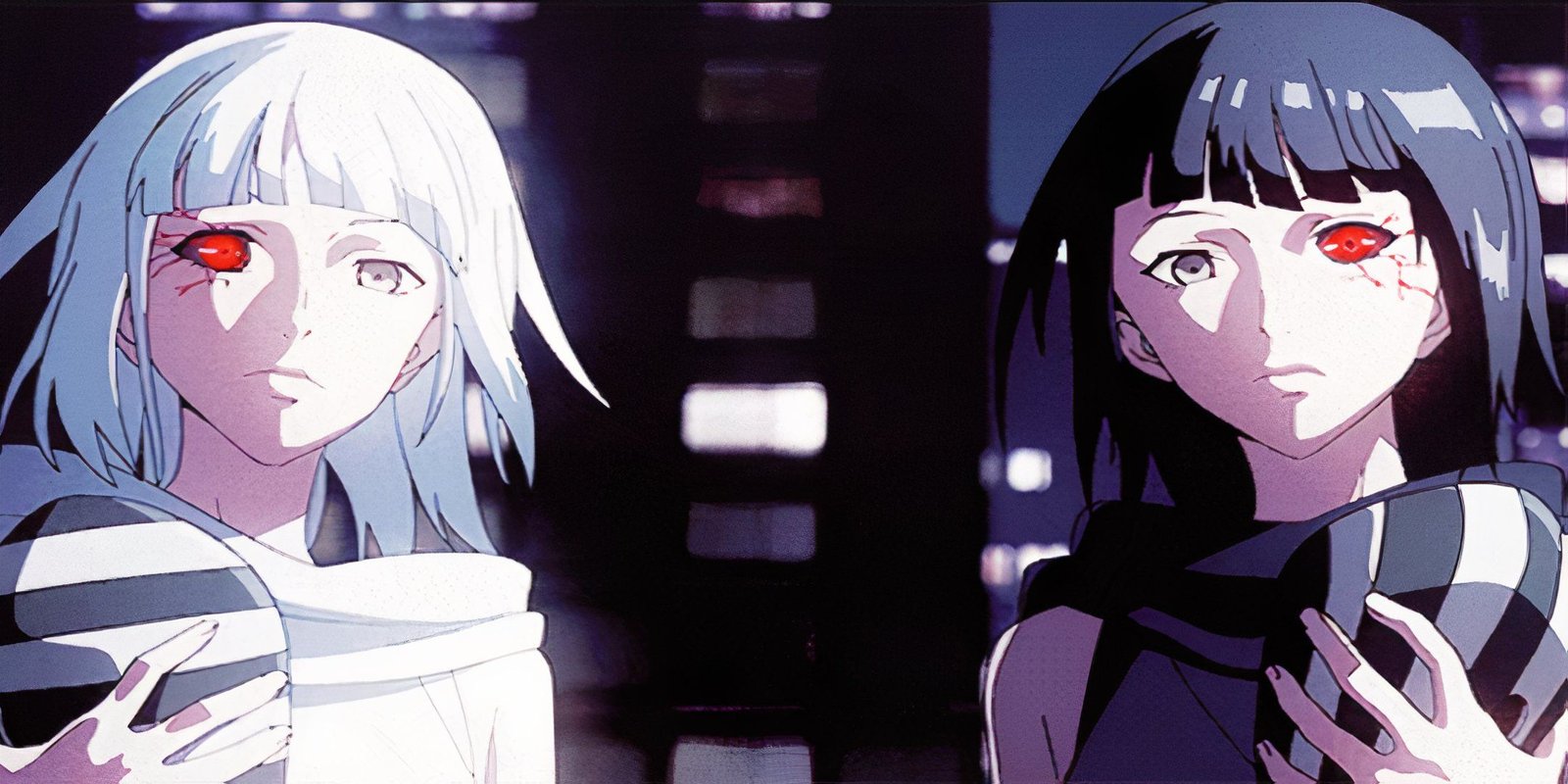 Kurona and Nashiro Yasuhisa from Tokyo Ghoul.