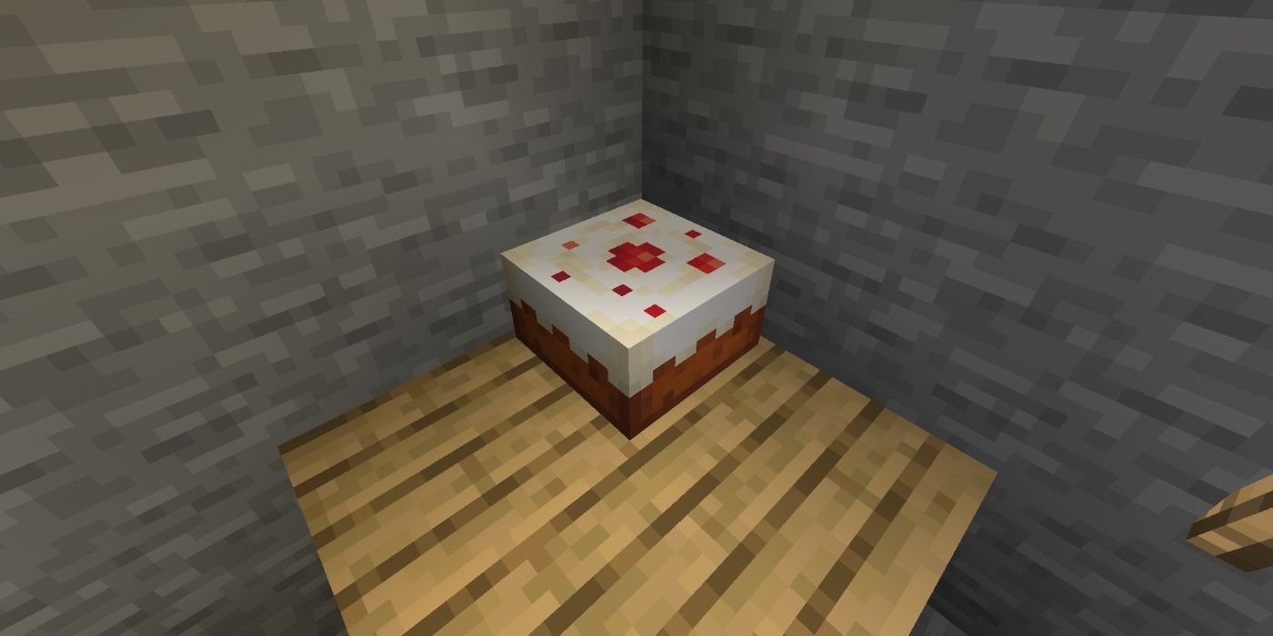 Minecraft cake